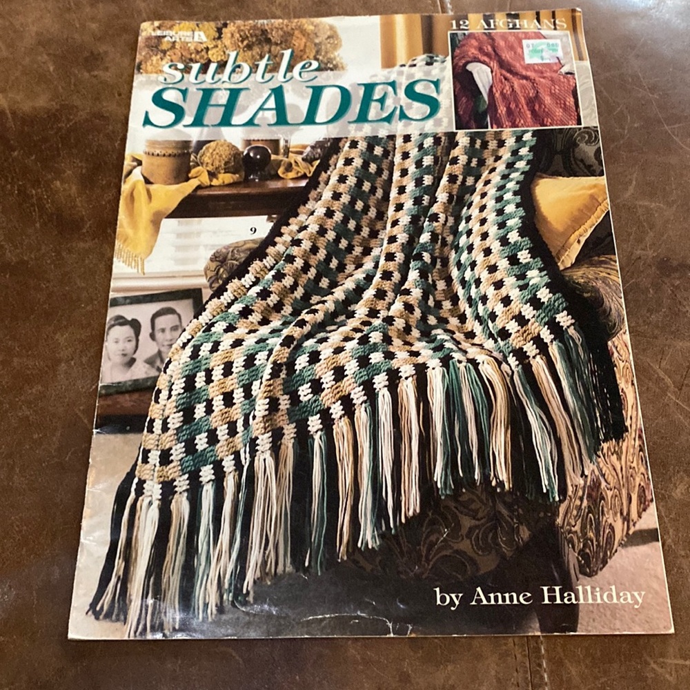 Subtle Shades 12 Afghans by Leisure Arts